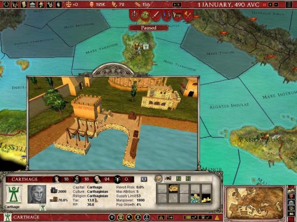 Europa Universalis: Rome Gold Steam Key GLOBAL - Image 3