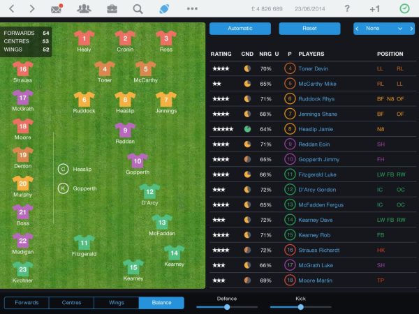 Pro Rugby Manager 2015 Steam Key GLOBAL - Image 2