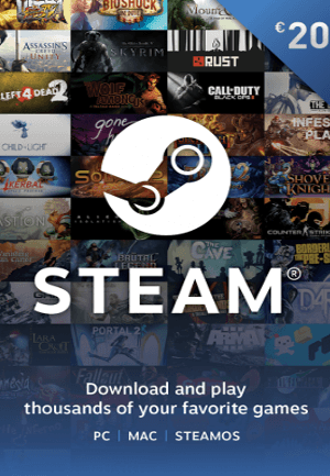 Steam Gift Card 20 EUR - Steam Key - Europe