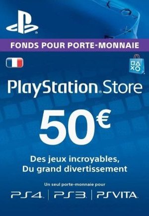 PlayStation Network Gift Card 50 EUR - PSN France