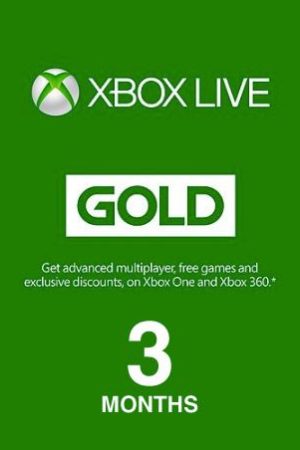 Xbox Live GOLD Subscription Card 3 Months Xbox Live EUROPE