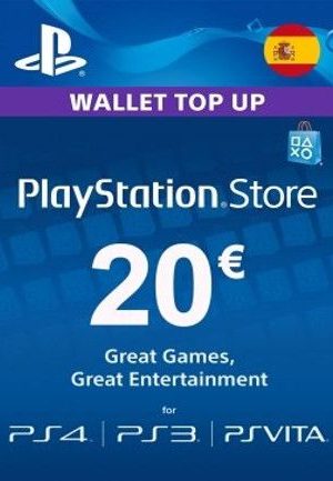 PlayStation Network Gift Card 20 EUR - PSN Spain
