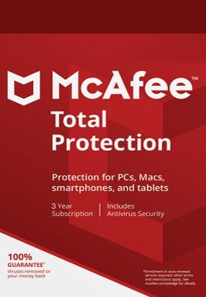 McAfee Total Protection 1 Device 3 Years Multidevice Key GLOBAL