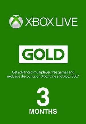 Xbox Live GOLD Subscription Card 3 Months Xbox Live UNITED STATES