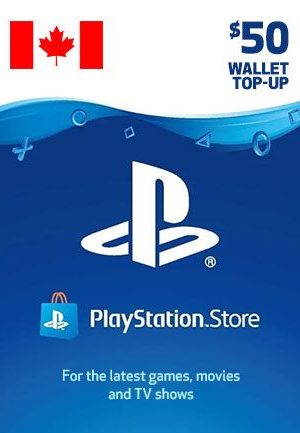 PlayStation Network Gift Card 50 CAD - PSN Canada