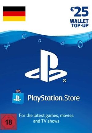 PlayStation Network Gift Card 25 EUR - PSN Germany