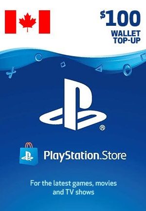 PlayStation Network Gift Card 100 CAD - PSN Canada