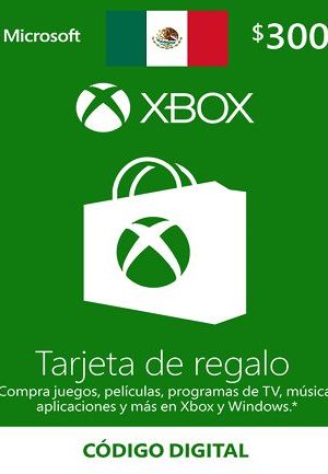 Xbox Live Gift Card 300 MXN - Mexico