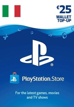 PlayStation Network Gift Card 25 EUR - PSN Italy