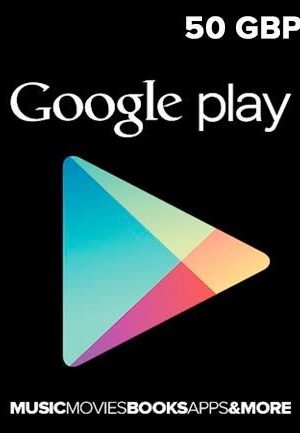 Google Play Gift Card 50 GBP - Google Play Key - United Kingdom