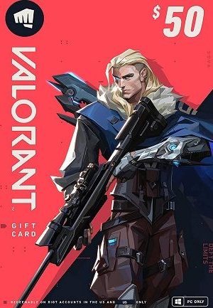 VALORANT Gift Card 50 USD (PC) - Riot Key - UNITED STATES