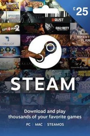 Steam Gift Card 25 GBP - Steam Key - United Kingdom