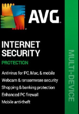 AVG Internet Security (PC, Android, Mac) - 10 Devices, 1 Year - Key - GLOBAL
