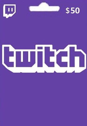 Twitch Gift Card 50 USD - twitch Key - UNITED STATES