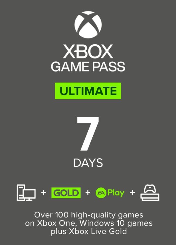 Xbox Game Pass Ultimate 7 Days - Xbox Live - Global