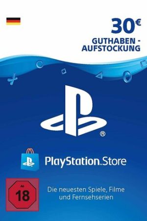 Playstation Network Gift Card 30 EUR - PSN Germany