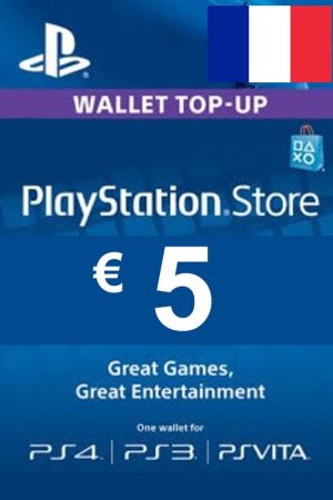 Playstation Network Gift Card 5 EUR - PSN France