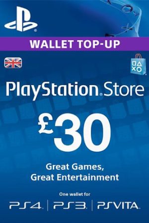 PlayStation Network Card 30 GBP UK