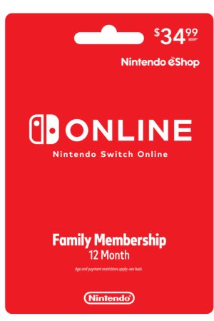 Nintendo Switch Online Family Membership 12 Months EU