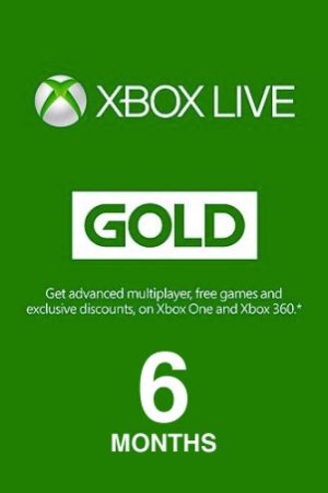 Xbox Live GOLD Subscription Card 6 Months Xbox Live GLOBAL