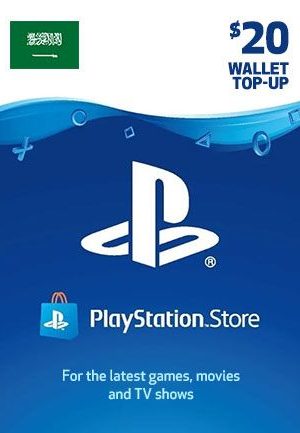 PlayStation Network Gift Card 20 USD - PSN Saudi Arabia